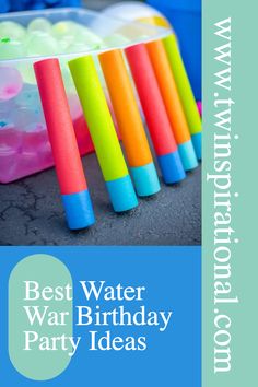 water war birthday party Creative Tablescapes, Water Party, Best Water, Water Balloons, Mouth Watering Food, Childrens Birthday Party, Food Themes, Birthday Party Ideas