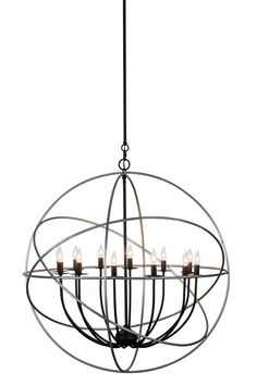 Meyda Tiffany - 154128 - 12 Light Chandelier - Atom Enerjisi - Steel Atomic Energy, Unique Chandelier, Entryway Chandelier, Unique Chandeliers, Lighting Showroom, Contemporary Chandelier, Taco Bell, Candelabra Bulbs, Custom Lighting