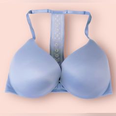 Victoria's Secret So Obsessed Smooth Push-Up Bra 32d So Obsessed By Victoria’s Secret Smooth Push-Up Bra 34c Push-Up Padding Adds Up To 1½ Cup Sizes Foam-Encased Underwire Cups For Comfort Racerback Push Up Front Close Totally New With Tag Shipping Same Day Elegant Light Blue Victoria's Secret Bra, Light Blue Push-up Bra, Satin Bra, Vs Bras, Victoria Secret Body, Blue Bra, Strappy Bra, Push Up Pads, Black Lace Bra