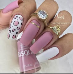 Pink Animal Print Nail Designs, Pink Lepord Nails Designs, Light Pink Cheetah Nails, Cheata Print Pink Nails, Pale Pink Leopard Print Nails, Cheetah Nails, Trendy Nail Art Designs, Leopard Print Nails