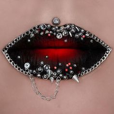 Kayla Lauren, Lip Art Makeup, Orange Lips, Nice Lips, Lipstick Art, Black Lipstick, Lips Makeup, Crazy Makeup, Lip Designs