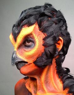 Special Effects Makeup Schools In Los Angeles | Diet Plan 101 Cinema Makeup School, Bird Makeup, Spfx Makeup, Prosthetic Makeup, Animal Makeup, Theatre Makeup, Movie Makeup, Effects Makeup, Special Makeup