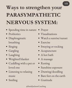 Parasympathetic Nervous System, Mental Health Therapy, Energy Healing Spirituality, Vagus Nerve, Hormone Health, Therapy Tools, Emotional Regulation, Mental And Emotional Health