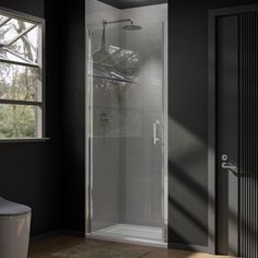 Made of durable tempered glass and sturdy aluminum, this pivot shower door is built to last;Designed with modern elegance. Space-saving pivot design, the door pivots open for easy access and saves valuable bathroom space. Easy to clean, the tempered glass is easy to clean, and the door can be easily wiped down to keep it looking its best;Easy to install, the door is easy to install, includes step-by-step instructions, and includes all the hardware you need for installation. Lordear Chrome 32-in to 33-in W x 72-in H Frameless Pivot Soft Close Shower Door | LD-AUG0911BN Semi Frameless Shower Doors, Pivot Shower Door, Tub Shower Doors, Tub Doors, Frameless Shower Doors, Pivot Doors, Sliding Shower Door, Frameless Shower, Glass Shower Doors