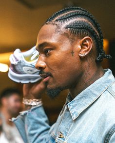 Twist Ideas, Cornrow Braids Men, Black Dreads, Guys Grooming, Braids Men, Stefon Diggs, Cornrow Braids, Men Hairstyles, Mens Braids