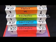 a stack of multicolored books with numbers and times on them, all labeled in different colors