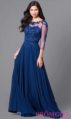 Long Chiffon Evening Dress, Prom Night Dress, Affordable Evening Dresses, Illusion Sleeves, Long Formal Dresses, Cheap Formal Dresses, Cheap Party Dresses, Simply Dresses, Long Formal Gowns