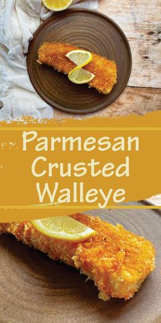 the cover of parmesan crusted walleye