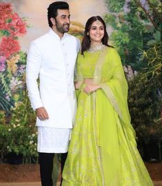 Sonam Kapoor, Ananad Ahuja, Wedding reception Bollywood marriage bride bridal outfts of Sonam Kapoor, Bollywood celebrities, Anil Kapoor, Media, controversy HD pictures Modest Lehenga, Celebrity Couple Costumes, Green Lehenga, Indian Look, Indian Groom, Sonam Kapoor