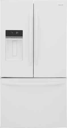 a white refrigerator freezer sitting inside of a kitchen