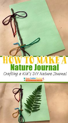 How to Make A DIY Nature Journal for Kids Nature Art Journal Ideas, Nature Classroom Activities, Exploring Nature Activities For Kids, How To Make A Nature Journal, Outdoor Arts And Crafts For Kids, Nature Crafts For Middle School, Outdoor Lessons For Elementary, Nature Books For Kids, Crafts With Things From Nature