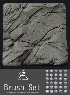 an image of a stone texture set