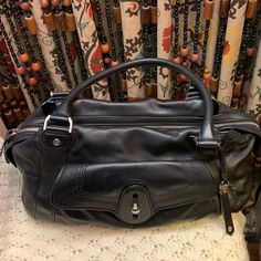 Large Black Bag Used But Great Condition Large Bag, Black Bag, Cole Haan, Large Black, Black Leather, Bag Lady, Leather, Women Shopping, Black