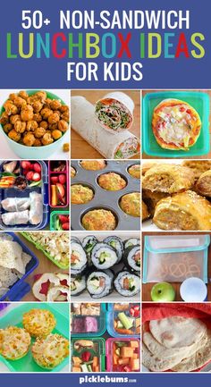 lunchbox ideas for kids with the title overlay