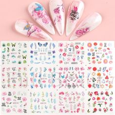 Shipping: Worldwide Express Shipping AvailableDelivery time: 7-15Days Fast ShippingReturns: Fast refund, 100% Money Back Guarantee.Brand Name: SWEET TRENDOrigin: Mainland ChinaNumber of Pieces: COMBOModel Number: LYA1621-1632Item Type: Sticker & DecalStyle: Water Nail StickersSize: 16*25.5cmQuantity: 12pcs/sheetMaterial: Plastic PaperItem Condition: 100% Brand New and High QualityItems: Cherry Blossoms Flower Stickers For NailsType: Nail Art Watermark TipsState: Watercolor Floral Sliders For Nai Gel Polish Nail Art, Nail Art Designs Diy, Tattoo Kits