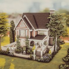 Sims 20x15 House, 20x15 Sims 4 House, Sims 4 20x15 House, Sims 4 Mods House, Basegame House Sims 4, Sims4 Build, Sims4 House, Sims 4 Cottage