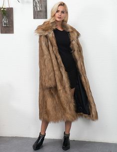 Step into a world of timeless glamour with our Vintage Faux Fur Long Coat. Crafted to exude opulence and sophistication, this coat is a tribute to classic elegance, featuring a plush faux fur that envelopes you in luxury. Long Outerwear, Long Faux Fur Coat, Patchwork Cardigan, Women Overcoat, Women's Coat, Fur Coats Women, Penny Lane, Fox Fur Coat, Trench Coats Women