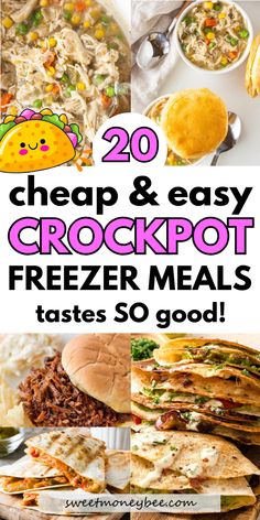 Budget-friendly crockpot freezer meals that make dinner easy and stress-free! These cheap and delicious recipes are perfect for meal prep, saving you time and money. Stock your freezer with hearty options the whole family will love, from soups to stews and casseroles. Prep ahead and enjoy effortless, home-cooked meals any night of the week!