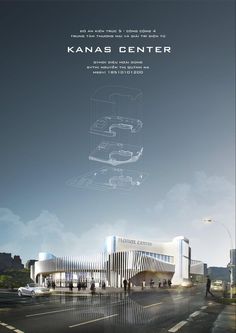 an architectural rendering of the kansas center