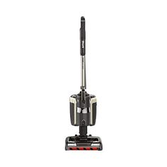 a black and white vacuum on a white background