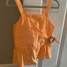 Gorgeous Apricot Linen. Bought During A Trip In Portugal. New Without Tags. Bundle To Save. Orange Summer Tops For Playwear, Orange Summer Playwear Tops, Cute Orange Tops For Playwear, Zara Cotton Top For Beach, Zara Spring Playwear Tops, Zara Spring Tops For Everyday Wear, Zara Tops For Spring Playwear, Cute Orange Beach Tops, Zara Orange Beach Top