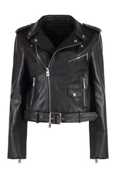 Costa Rica leather jacketBiker style itemFour front pocketsZipped cuffs100% SheepGender: WomenMaterial: SHEEPColor: BlackMade in: INProduct ID: 103897A21L_Z99*Import tax/duty will be calculated at checkout (If applicable) Designer Leather Jacket With Zip Cuffs, Designer Biker Jacket With Zip Cuffs For Fall, Designer Outerwear For Biker Events In Fall, Designer Fall Biker Jacket With Pockets, Biker Jacket With Zip Cuffs For Work, Luxury Leather Biker Jacket With Zip Cuffs, Luxury Long Sleeve Biker Jacket For Work, Designer Long Sleeve Biker Jacket For Workwear, Leather Jacket Biker