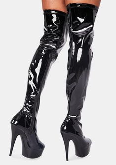 Clothing Aesthetic, Black Dolls, Rock Fashion, Black Doll, Boot Pumps, Heel Boots, Boots Outfit, Rock Style, Catsuit