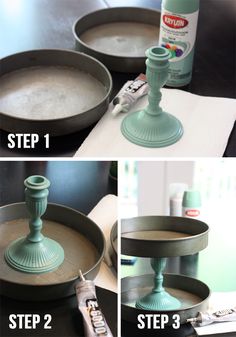 step by step instructions on how to make cake pans