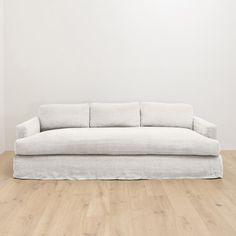 Gwynnie Sofa - Shoppe Amber Interiors Boucle Couch, White Washed Oak, Noir Color, Amber Lewis, Bench Seat Cushion, Shoppe Amber Interiors, Sectional Slipcover, California Cool, Amber Interiors