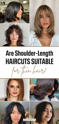 Wondering if shoulder length hair is suitable for thin hair? Explore the best cuts in my blog post! Find out if shoulder-length hair works for thin hair and discover top styles like long layered bob, textured bob, blunt cut with bangs, asymmetrical cut, shaggy bob, and more. Learn how these haircuts can add volume and texture, making your hair look fuller and more vibrant. Ready for a new look? Head to the blog now to explore the best shoulder length cuts for thin fine hair!