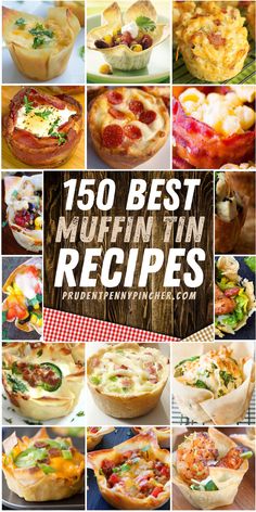 the cover of 150 best muffin - in recipes, including pizzas and pies