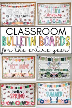 classroom bulletin boards for the entire year