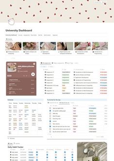 #Organisation #Notion_Assignment_Tracker #Notion_Nursing_Student #Work_Dashboard_Notion Class Schedule Notion, Notion Assignment Tracker, Notion Medical Student, Notion Weekly Schedule, Notion Schedule, College Notion Template