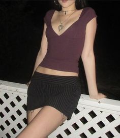 Going Out Vest Outfits, 5’3 110 Pounds, Urban Outfitters Outfit Aesthetic, Salt Burn Outfits, Bones And All Outfits, The Craft Outfits Inspiration, Dark Feminine Summer Outfits, 2007 Outfits, Modern Vintage Fashion