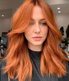 Pumpkin Spice Hair Color, Pumpkin Spice Hair, Color Block Hair, Hair Color Orange, White Hair Color, Fall Hair Color Trends, Just Letting You Know, Hair Color Auburn