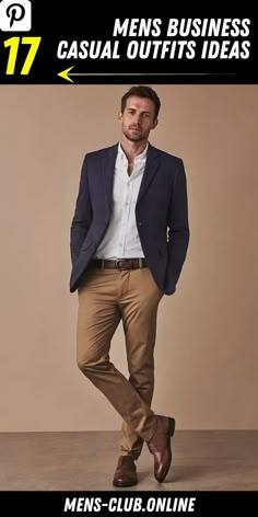 2023 Trend Forecast: Men’s Business Casual Outfits - Work Attire for Every Season - Fall Update 2024 Men Fall Outfits Business Casual, Mens Casual Suit Outfits, Men’s Dress Attire, Office Guy Outfit, Business Man Outfit Smart Casual, Mens Smart Business Attire, Men’s Dress Casual Outfits, Men Dressy Attire, Men’s Work Fashion 2023