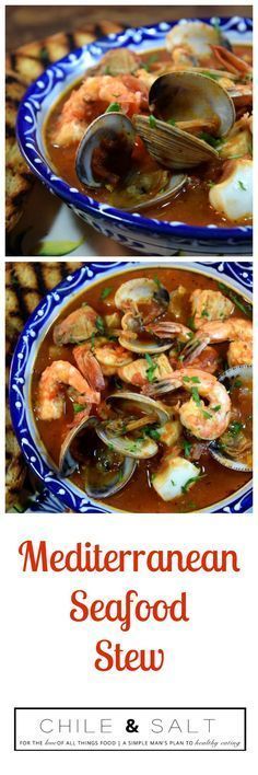 the cover of mediterranean seafood stew