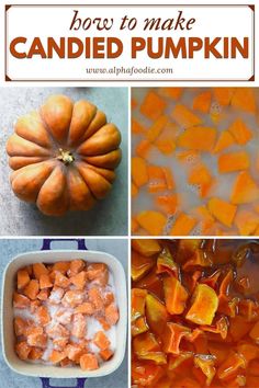 how to make candied pumpkins