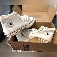 Converse Chuck Taylor All Star Hi Sneaker - Optical White Chuck Taylor Converse, Converse High Top, Converse White, Converse Chuck Taylor All Star, Converse High, Converse High Tops, Chuck Taylor All Star, Converse Chuck, Converse Shoes