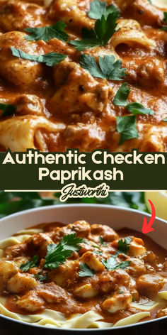 this authentic chicken paprikash recipe is so easy to make and tastes delicious