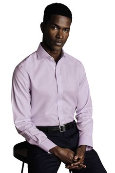 A fuss-free formal staple, our best-selling twill weave has a non-iron finish that's tailor-made for easy daily wear. Non-Iron Twill Cutaway Slim Fit Shirt Available in classic, slim and extra slim fit Non-iron Model is wearing a size 15H/34 Model's Height: 188cm/ 6'2 Charles Tyrwhitt, Twill Weave, Lilac Purple, Slim Fit Shirt, Daily Wear, Lilac, Top Brands, Nordstrom, Slim Fit