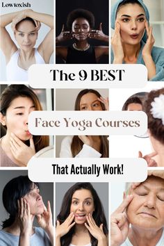 face yoga course Double Chin Exercises, Face Yoga Exercises, Face Yoga Facial Exercises, Facial Yoga, Neck Exercises, Clear Glowing Skin, Face Exercises, Facial Exercises, Yoga Exercise