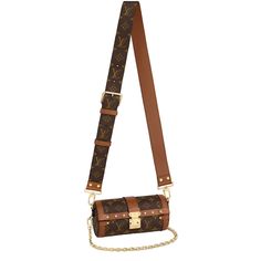 Louis Vuitton Papillon Trunk Brown Monogram Chain Crossbody Shoulder Bag M57835 ********** Louis Vuitton ********** Brand: Louis Vuitton Size: 8 X 3.75 X 3.75 Inches (Length X Height X Width) Name: Papillon Trunk Color: Brown Styke#: M57835 Style: Shoulder / Crossbody Bag Material: Monogram Coated Canvas Made From Monogram Coated Canvas And Finished With Metal Rivets And An S Lock, The Distinctive Papillon Trunk Handbag Combines Contemporary Style With Traditional Louis Vuitton Design Cues This Louis Vuitton Papillon, Trunk Bag, Gold Bag, Vuitton Bag, Lv Bag, Cute Bag, Crossbody Shoulder Bag, Cowhide Leather, Trunk