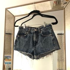 Divided By H&M Denim Mini Shorts Size 4 (Fits Like A 25) Never Worn H&m Jeans, H&m Shorts, Mini Shorts, Denim Mini, Jean Shorts, Size 4, Color Blue, Womens Shorts, Women Shopping