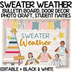 the sweater weather photo craft kit is available for purchase