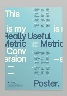 this is my really useful poster design for the conv version of'this is my really useful poster '