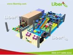 an image of a children's indoor play area with slides and climbing equipment for sale