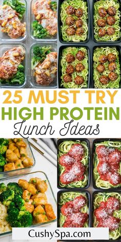 25 must try high protein lunch ideas