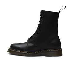 Dr. Marten boots and shoes have become icons, recognized worldwide for their uncompromising looks, durability and comfort. These styles embody all that is true and unique to Dr. Martens. - 10-Eyelet 1490 Boot - SMOOTH, DR. MARTENS LEATHER, DURABLE WITH A SMOOTH FINISH - Classic Heel Loop - GOODYEAR-WELTED PRODUCT, THE SOLE AND UPPER ARE HEAT-SEALED AND SEWN TOGETHER - DR. MARTENS AIR-CUSHIONED SOLE, OIL AND FAT-RESISTANT, OFFERS GOOD ABRASION AND SLIP-RESISTANCE CARE INSTRUCTION: CLEAN AWAY DIRT Cherry Red Dr Martens, Red Dr Martens, Leather Mid Calf Boots, Dr Martens Store, Shoe Polish, Classic Heels, Goodyear Welt, Doc Martens, Calf Boots