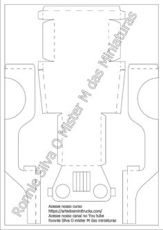 the paper car is cut out and ready to be used as a pattern for children's clothing